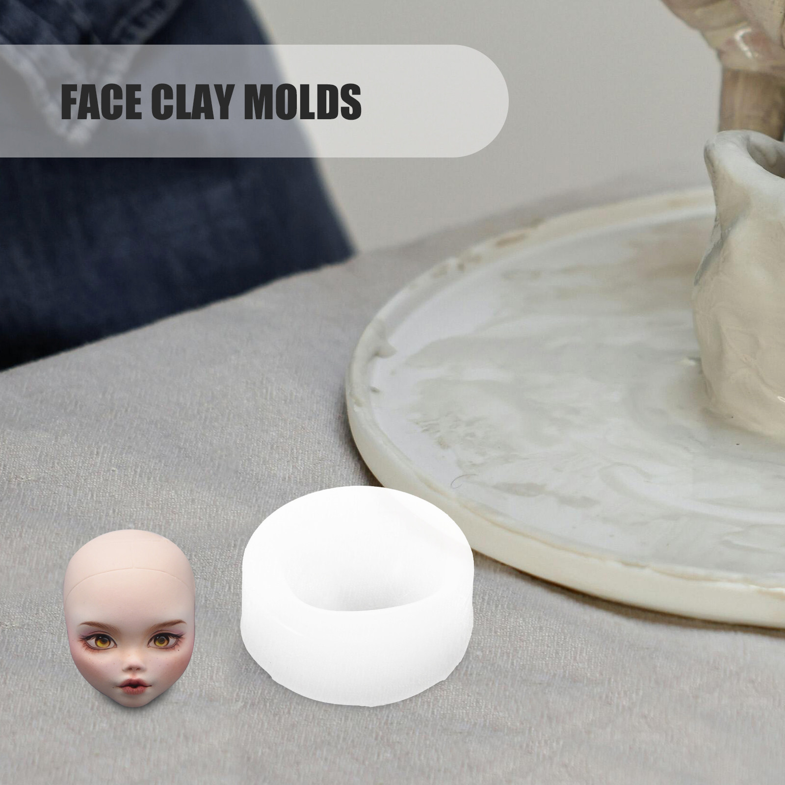 Molde de arcilla de silicona c - Crafting Resin reseña y precio