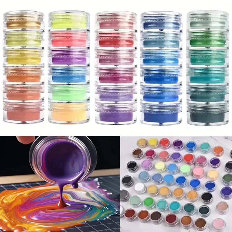 6 piezas de pigmento mineral d - Resin Glitter Pack reseña y precio