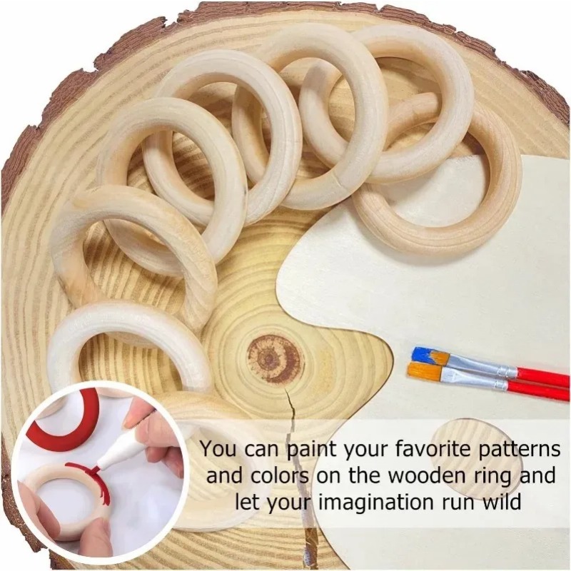 Anillos de Madera Sin Acabado, - Wood Ring Blank reseña y precio